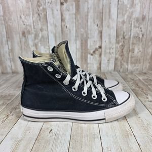 Converse Chuck Taylor All Star High Top Canvas Sneakers Black Women's 6.5